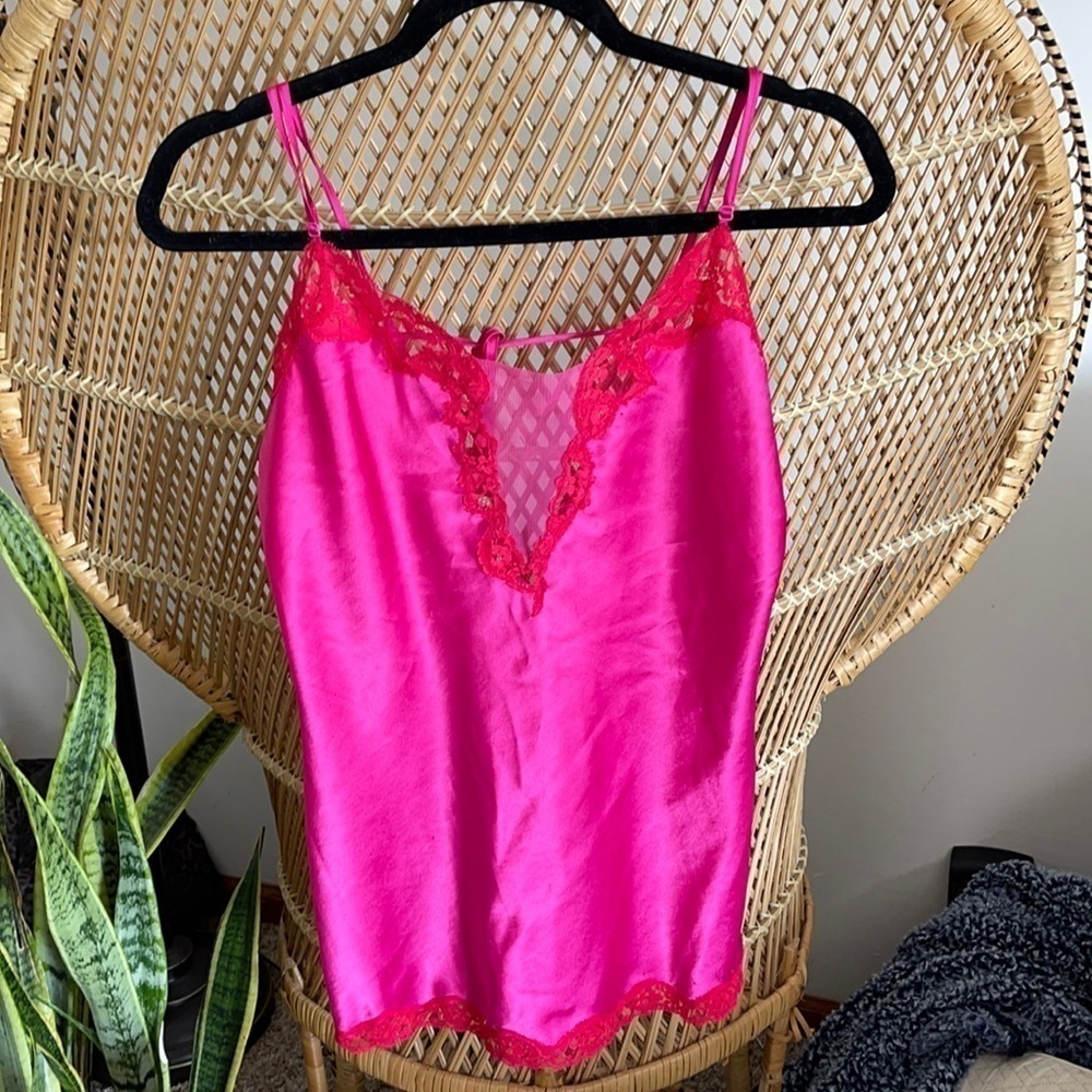 Victoria’s Secret Silky Slip Dress with Lace